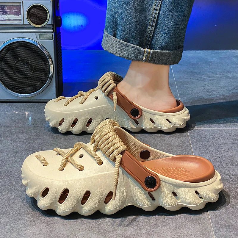 Bungee Clogs beige