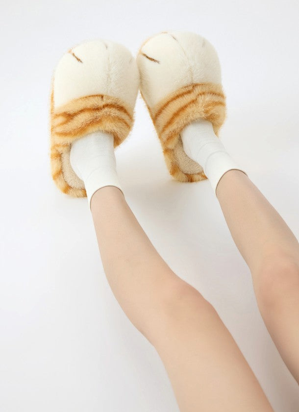 Meow Slippers RED-TABBY