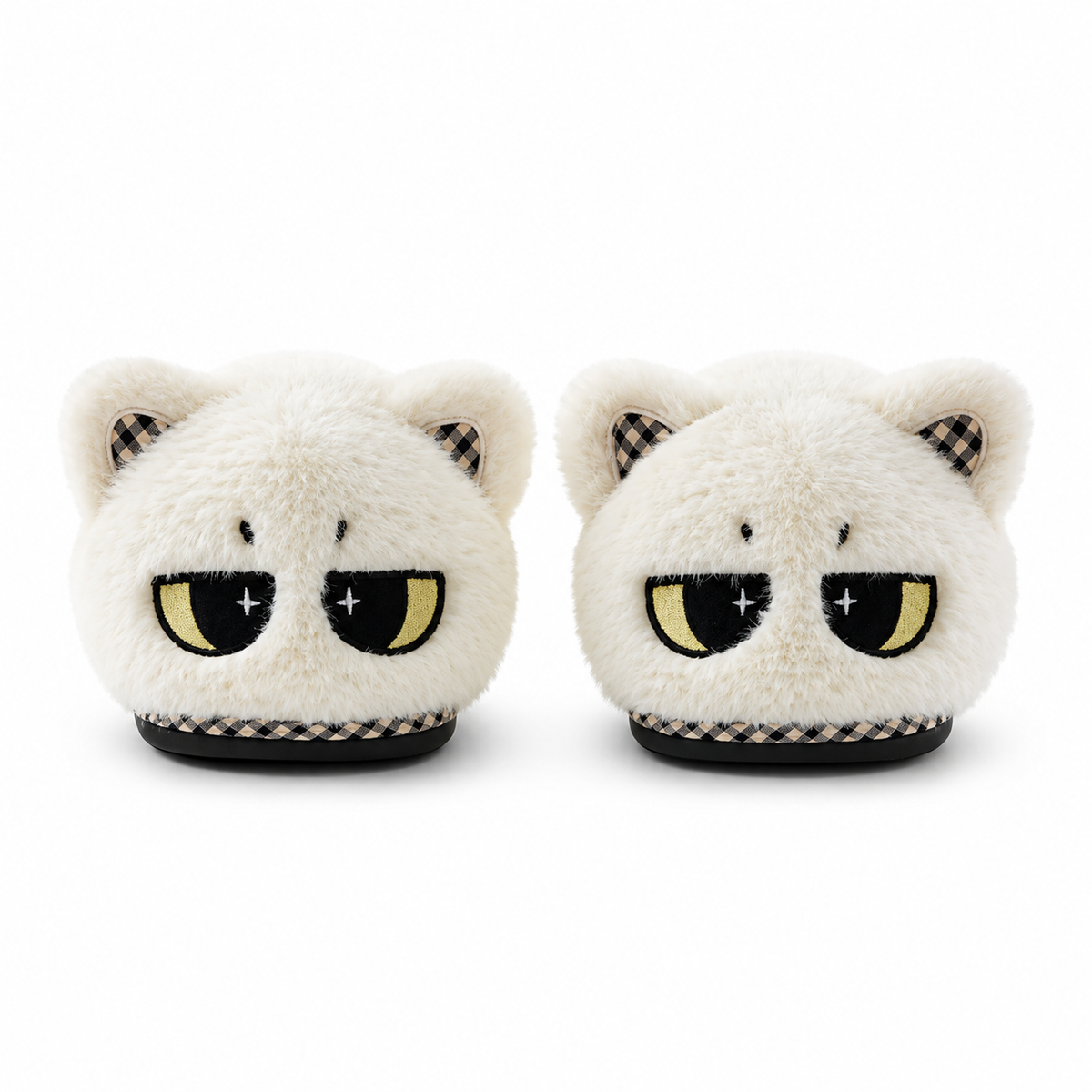 Kitty Slippers WHITE