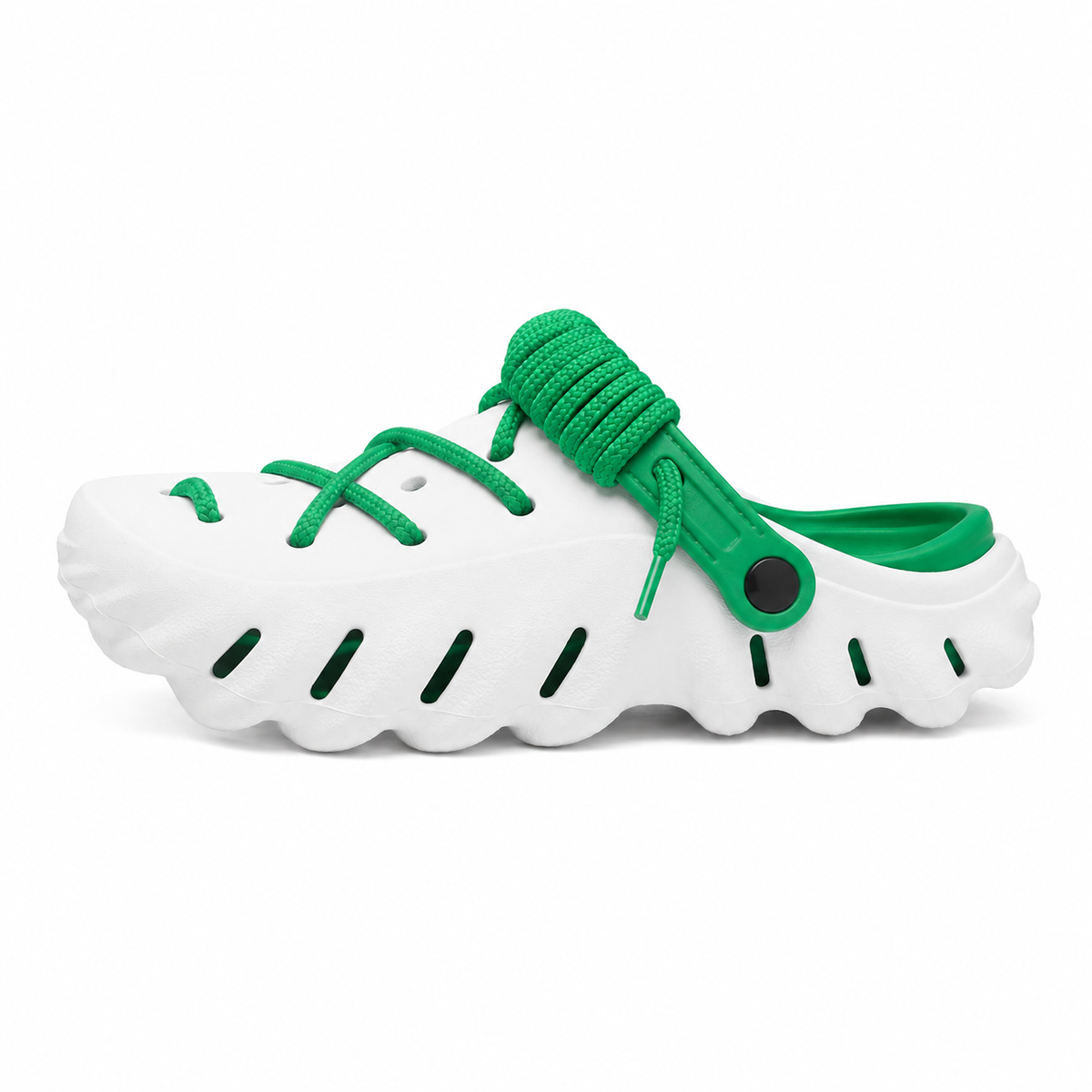 Bungee Clogs white-green