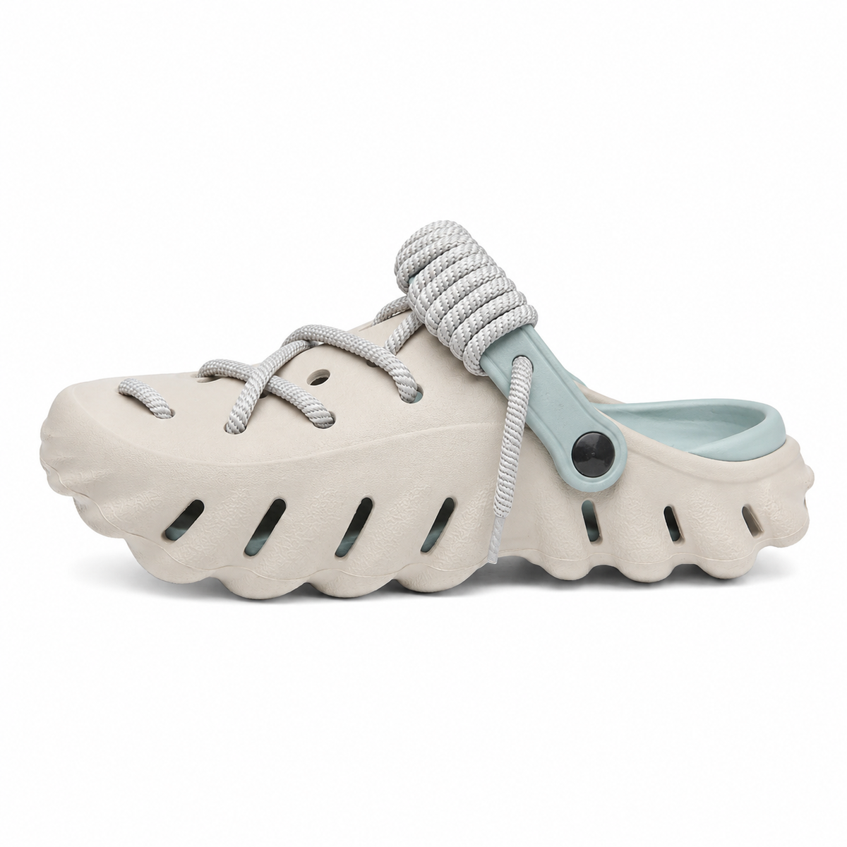 Bungee Clogs Gray-blue