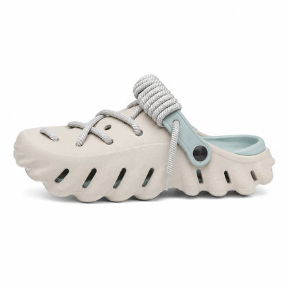 Bungee Clogs Gray-blue