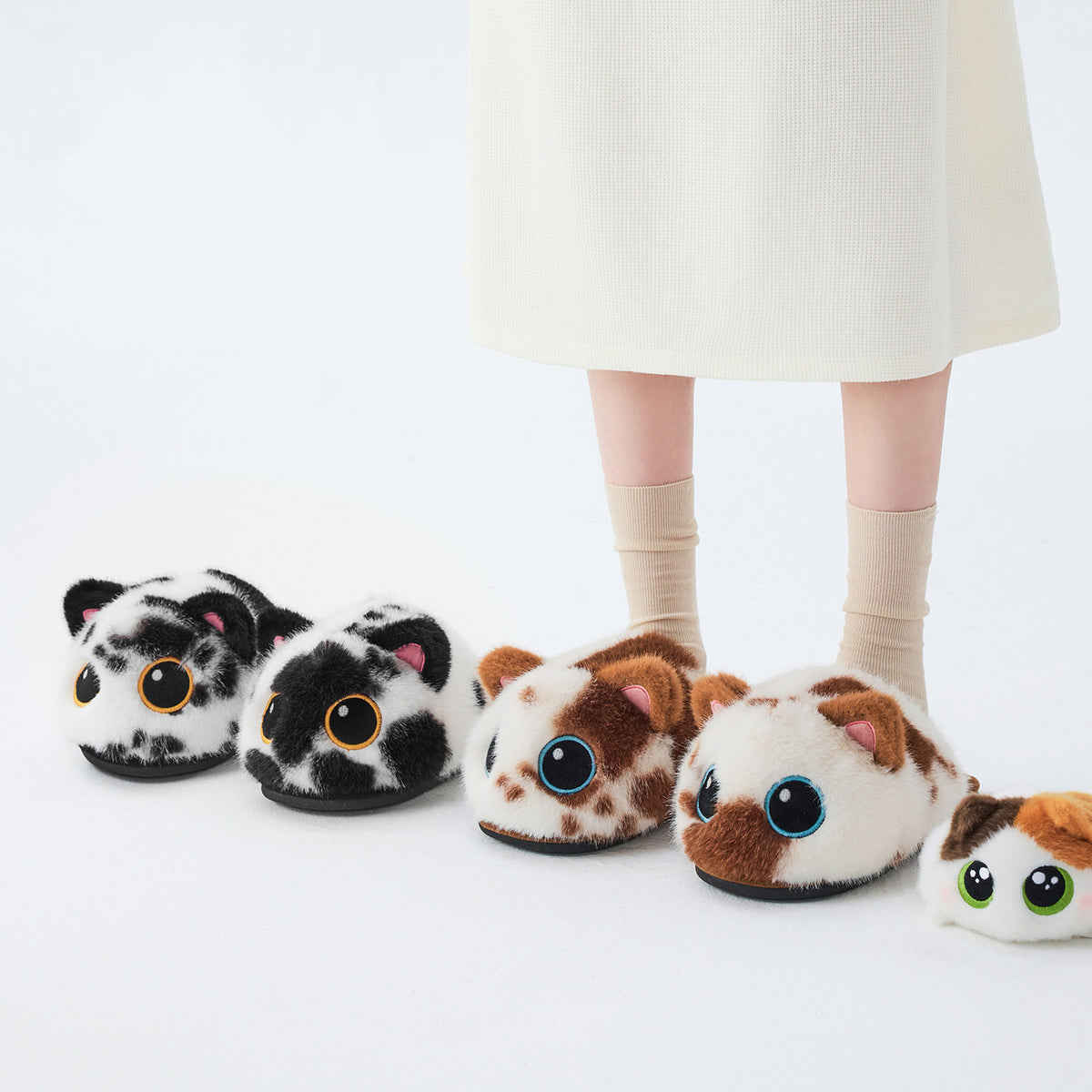 Kitty Slippers MARBLE