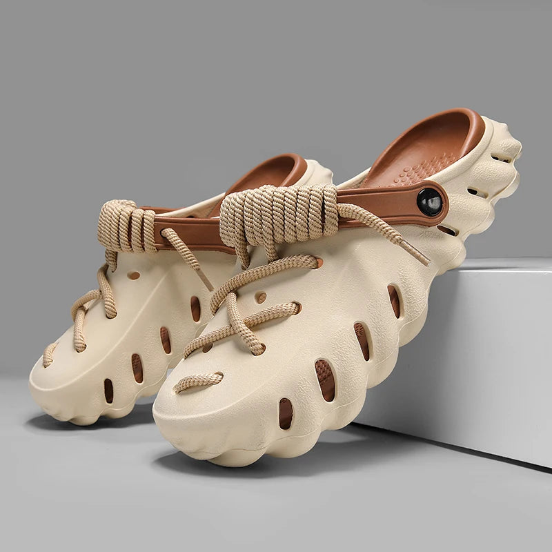 Bungee Clogs beige
