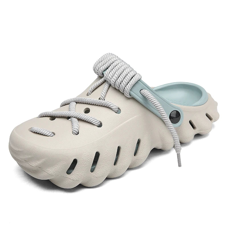 Bungee Clogs Gray-blue