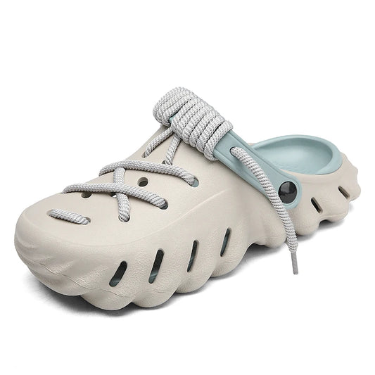 Bungee Clogs Gray-blue