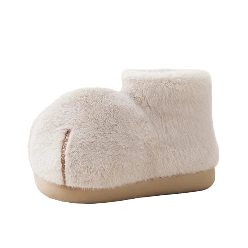 Latte-Cat Fluffy Boots
